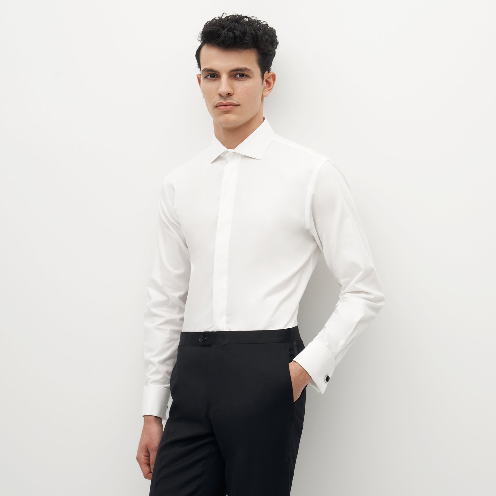 Men's French Cuff Dress Shirt | SuitShop